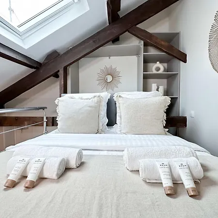 Apartment Stylish Duplex In Front Of Buttes-chaumont *