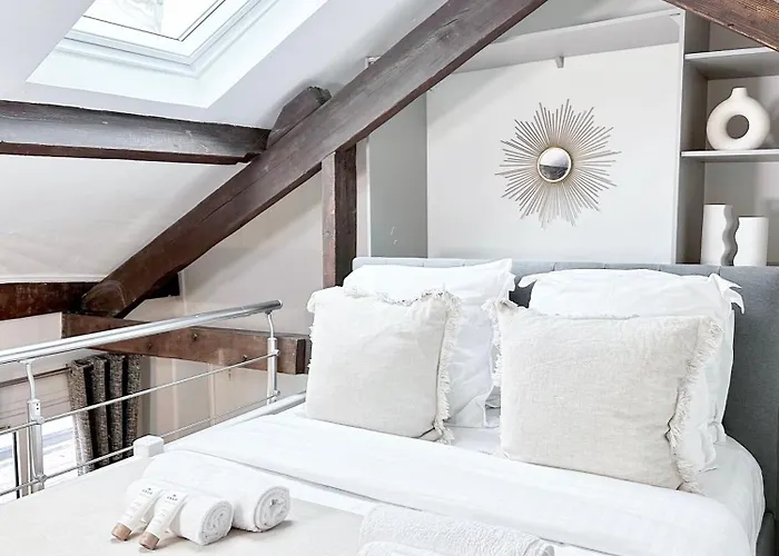 Stylish Duplex In Front Of Buttes-chaumont *
